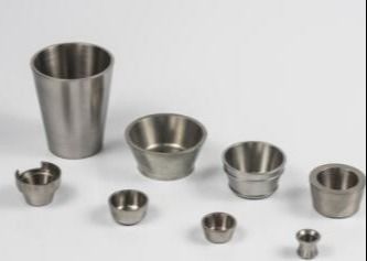 Customized Machining Pure Tungsten Melting Pot In Evaporation Coating