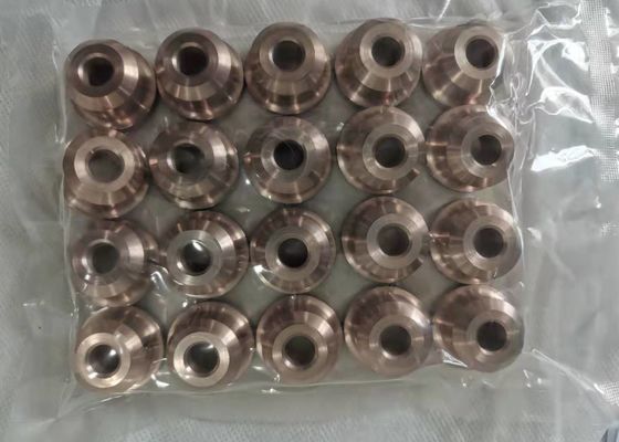 Fabricated Tungsten Copper Alloy WCu Alloy Copper Electrodes In Welding Line