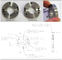 High Precision Vacuum Furnace 1750C Molybdenum Machined Parts ASTM B386